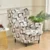 Solid Color Wing Chair Cover Stretch Polyester Armchair Covers Nordic Removable Relax Sofa Slipcovers With Seat Cushion Covers 24