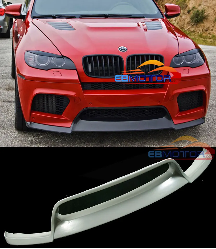 Неокрашенный передний спойлер для BMW E71 X6M E70 X5M X5 M X6 10-14 B242F | - Цена: 
