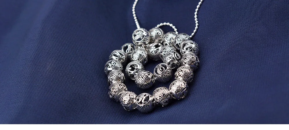 PDB ZZ 56 925 Sterling Silver Bracelet Charm Bracelet 925 silver 26 letters original Charm Beads