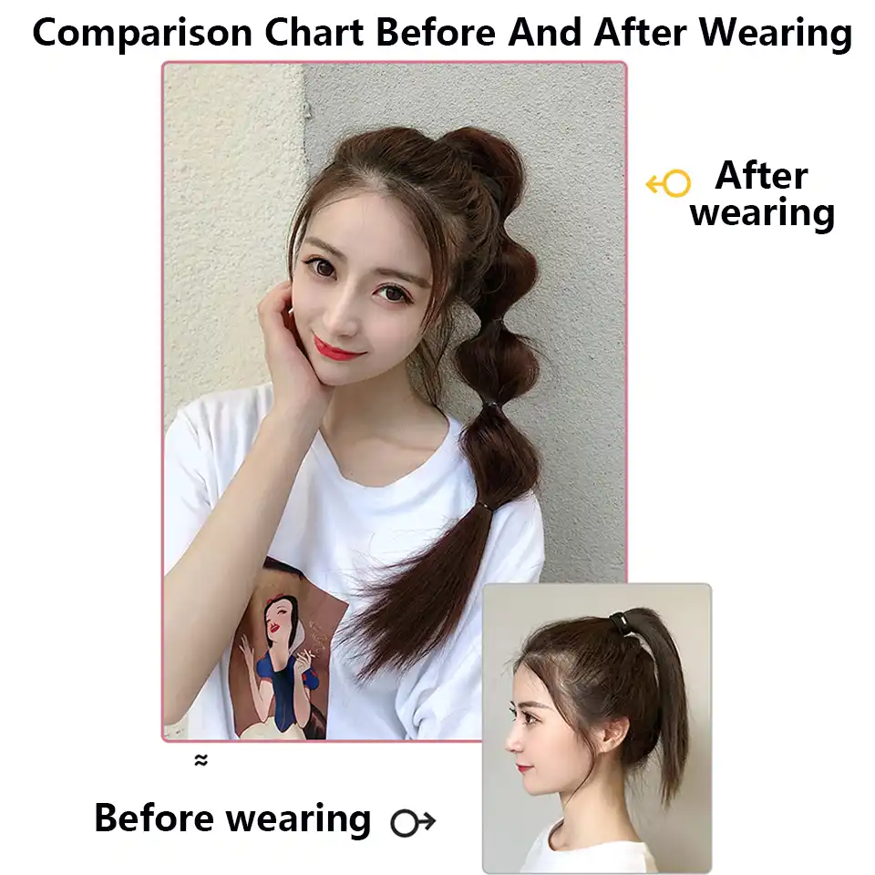 Shangke Bubble Fonar Hvost Pricheska Dlya Devochek Sinteticheskij Shnurok Milye Kosichki Chernyj Korichnevyj 5 Dliny Aliekspress