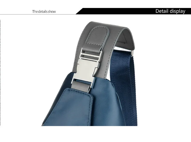 Мужская сумка-мессенджер из водонепроницаемой ткани Оксфорд, нагрудные сумки через плечо, повседневные сумки через плечо, Мужская многофункциональная сумка с зарядкой через USB
