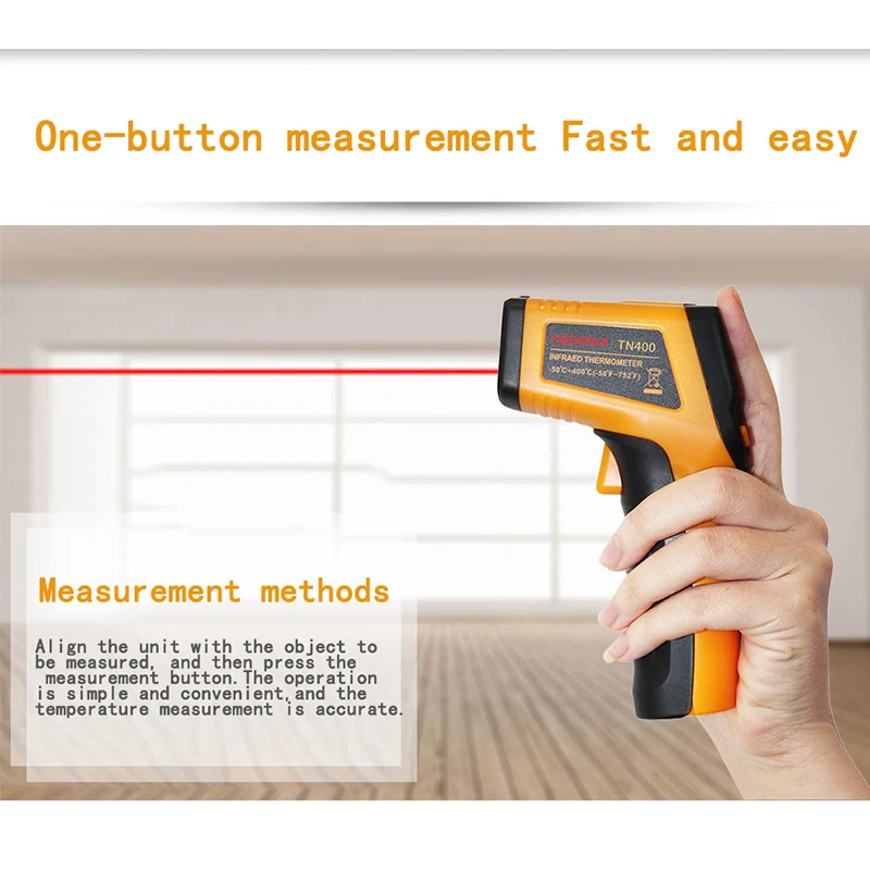 HW600 Ручной бесконтактный термометр пирометр цифровой инфракрасный измеритель с 50 C или 600(-58 F до 1122 F) измеритель температуры