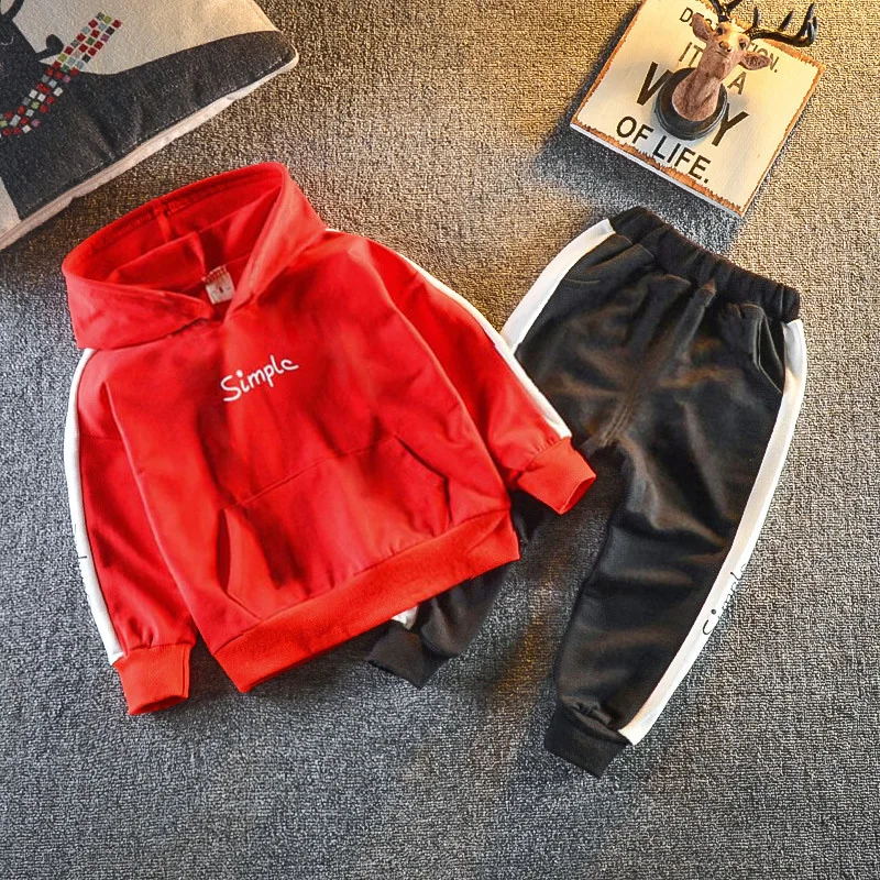 New Spring Autumn Children Clothes Baby Boys Girls Hoodies Pants 2Pcs/set Infant Outfits Toddler Casual Clothing Kids Tracksuits
