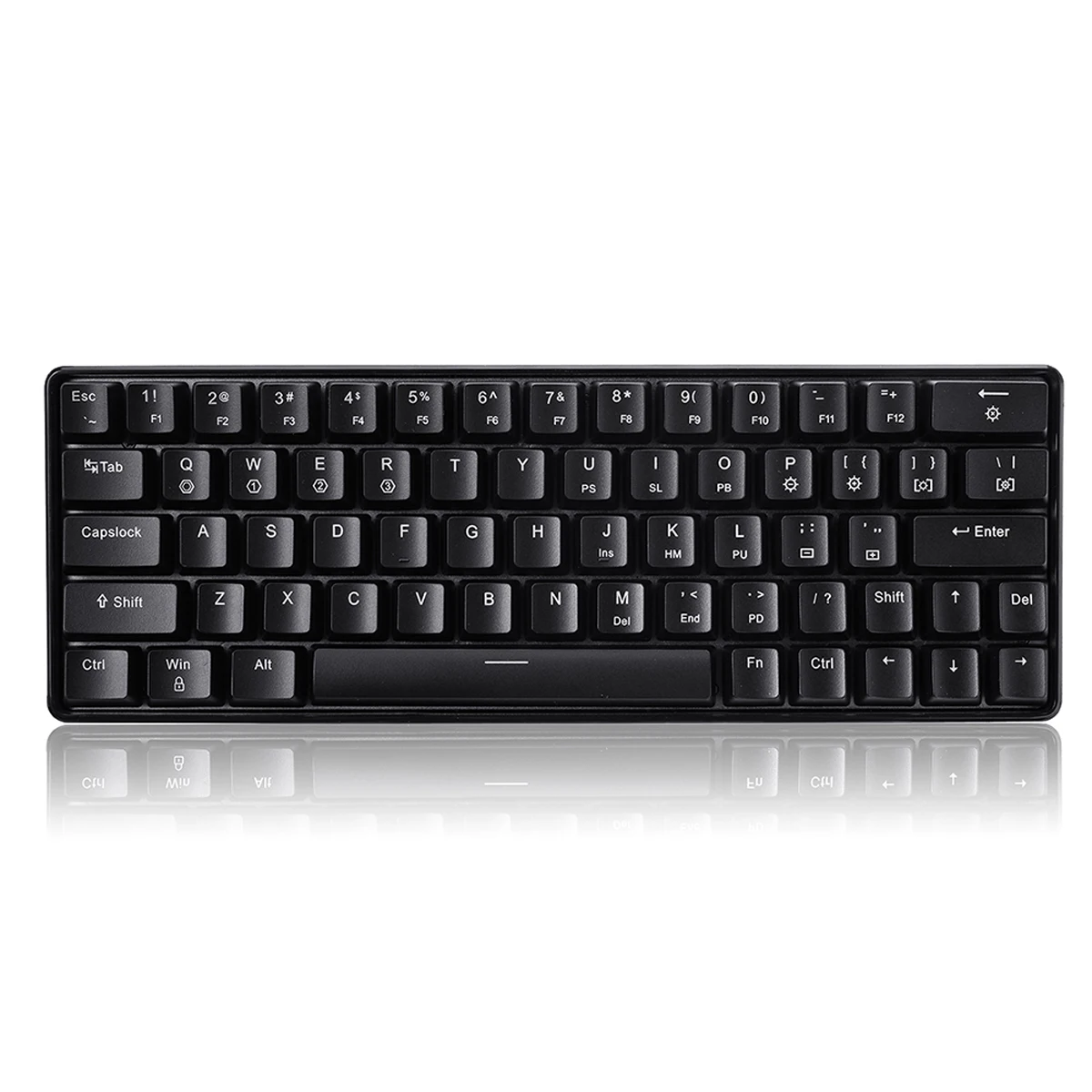  Mechanical Keyboard Gateron Switch GK64 64 Keys Hot Swappable CIY Switch RGB Backlit Mechanical Gam