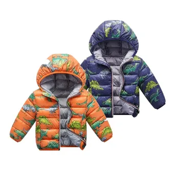 

Baby Boys Coat Winter Coats 2020 Fashion Toddler Kids Kids Boys Jacket Long Sleeve Cartoon Print Zipper Hooded Jacket Snowsuit