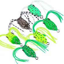 Thunder – leurre souple en caoutchouc pour la pêche, appât artificiel idéal pour la pêche à la grenouille 