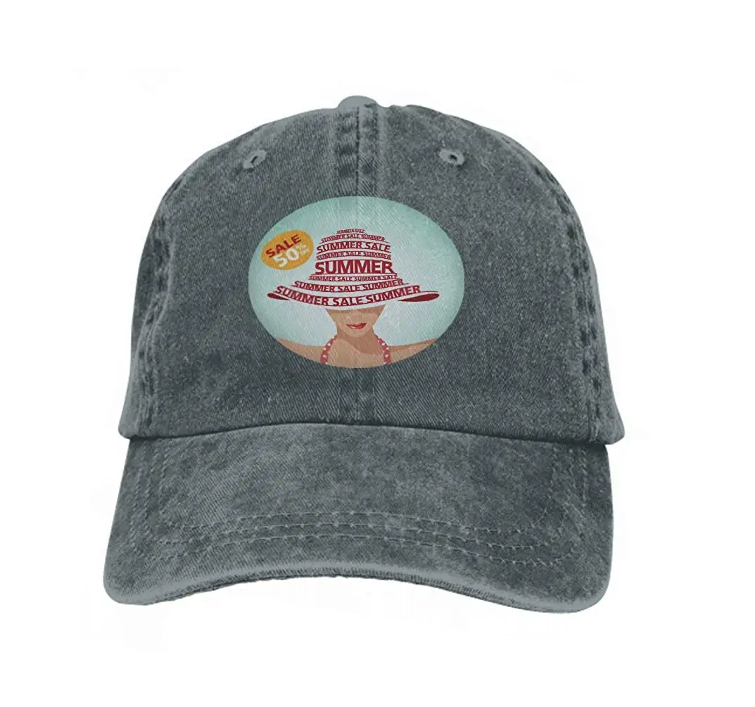 Хип-хоп бейсболка Регулируемая Джинсовая Шляпа распродажа модная летняя карбоновая