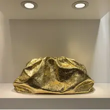 Модная женская сумка-клатч из натуральной кожи металлического цвета, сумки на плечо для дам, кошельки и сумки Bolsa Feminina