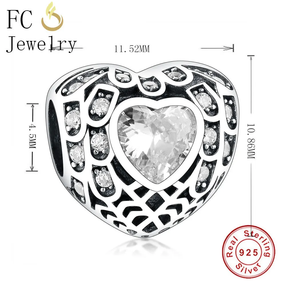 FC Jewelry подходит для оригинального бренда очаровательный браслет 925 пробы