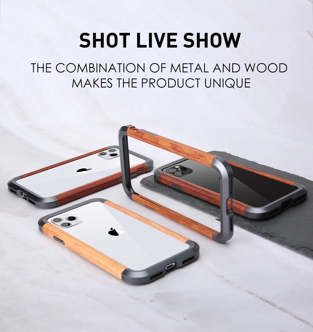 Роскошный противоударный Деревянный чехол для iPhone 11pro Max, металлический бампер, защитная рамка для Iphone 11, чехол для телефона, сумка