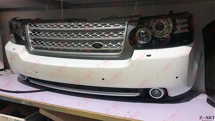 Передний бампер из полипропилена для Land Rover Range VOGUE 2005 2008 модифицированный