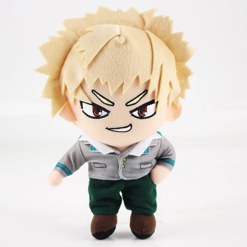 20 см 5 шт./лот My Hero Academy плюшевые игрушки izku Midoriya Todoroki Shoto Katsuki Bakugou мягкие набивные из аниме куклы подарок для детей
