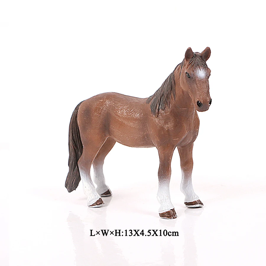 27 Животные на ферме, модели лошадей, Appaloosa, гарвардский ганновер, Clydesdale Quarter Arabian Horse, фигурки, цельная игрушка для детей - Цвет: 27
