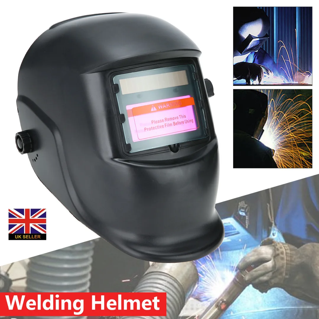 

Solar Automatic Welding Helmet Auto Darkening Auto Welding Mask Head-Mounted Cap Eyes Goggles Welding Protective Helmet