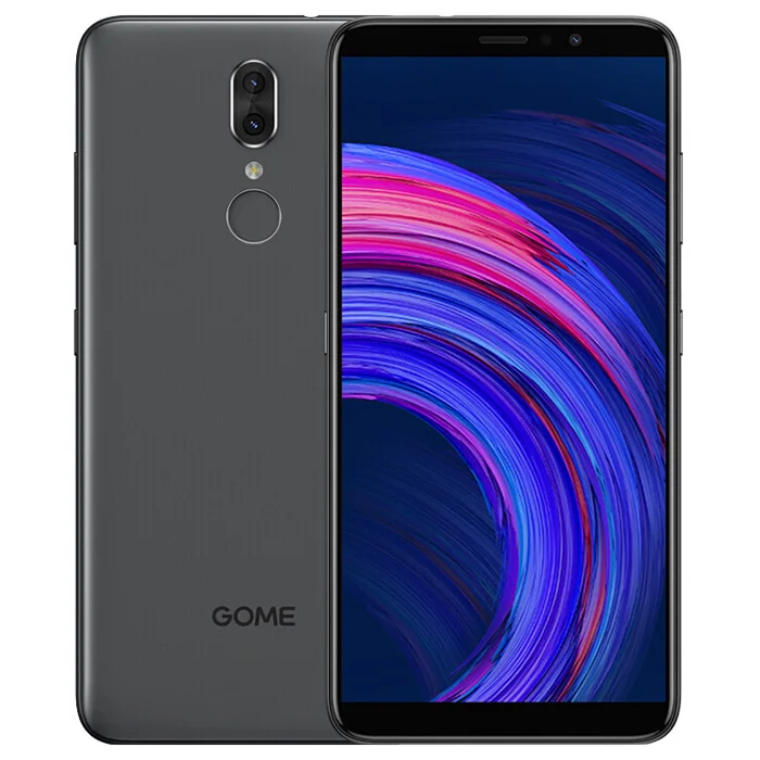 GOME Fenmmy Note 4G смартфон 5,9" Android 8,1 Octa-core 2,3 GHz 4GB+ 64GB 13.0MP+ 5.0MP Face ID мобильный телефон CN руководство - Цвет: Black