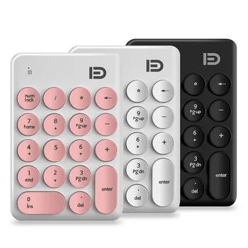 

Funde Sino Wireless Keyboard IK6610 Laptop Desktop General External Financial Accounting Bank with Numbers Small Keyboard