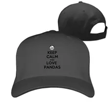 Бейсболка с сетчатой спинкой Keep Calm and Love Pandas