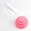10/14/20/48 Holes Cutters Stand Container Nail Drill Bit Holder Care Case Manicure Organizer Empty Storage Box Nails Accessories 3
