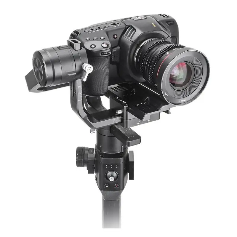 Офсетная камера нижняя часть корпуса пластина для BMPCC 4K Blackmagic DJI Ronin S Gimbal