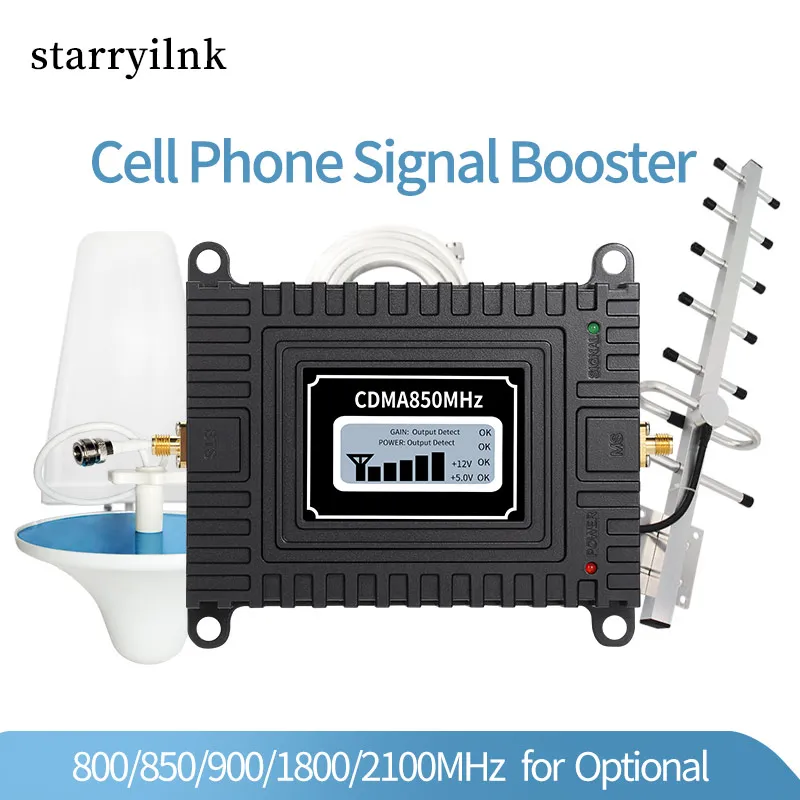 850 900 1800 2100 МГц ретранслятор сотового телефона 2G 3G 4G усилитель сигнала GSM CDMA DCS WCDMA