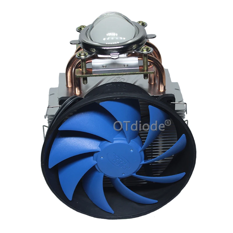 44MM Led Lens+ DC12V 50W- 100W Led Heatsink Cooling Fans For High Power Spot Lights Automobile Lights Projector Lamps