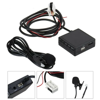 

12V Car Bluetooth 5.0 Stereo Aux Adaptor Bluetooth Module Cable Handfree Microphone for BMW E60 E63 E64 E65 E66 Serie 1 3