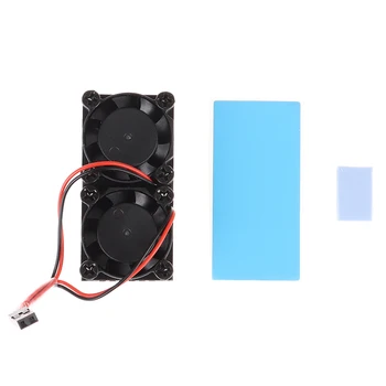 

New 1 Set Practical Dual Fan CPU PCB Cooling Fan Cooler Heat Sink Module For Raspberry Pi 4
