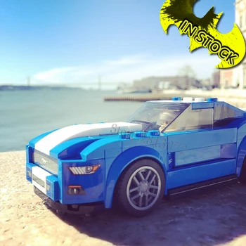 

21047 Forded Mustanged 185PCS 10265 Bricks In stock Creator Car Technic Series Classic Muscle Race Car 78112 91024 Blocks Bricks