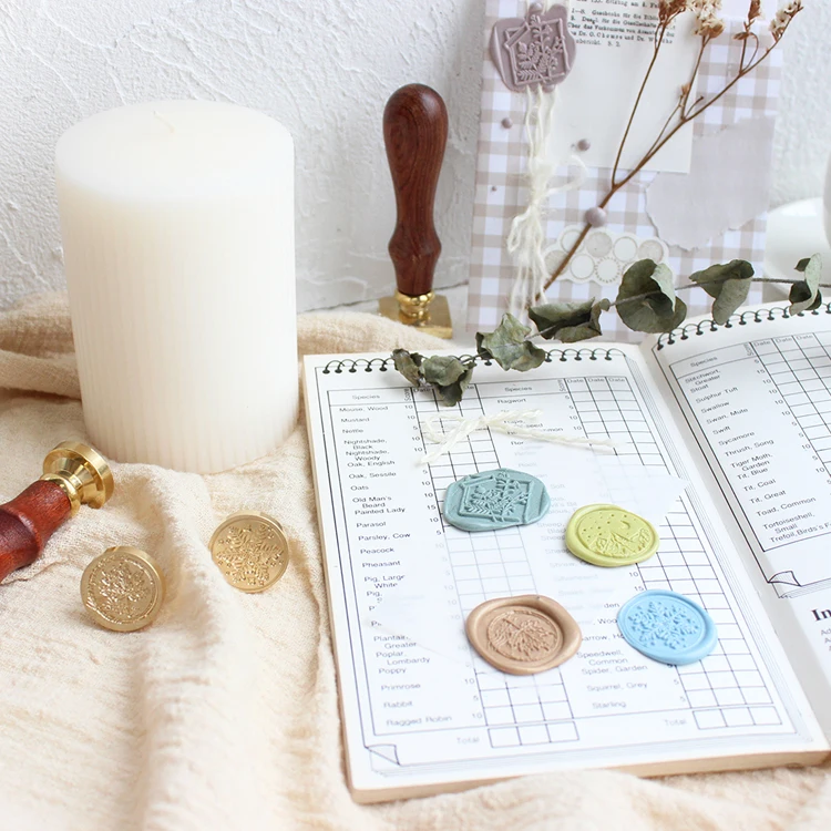  moodtape wood wax Spring summer autumn winter stamp for DIY Gift / Invitation album Decorative stam - 4000234772285