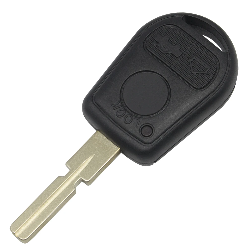 

WhatsKey 3 Button Car Key Replacement Remote Key Shell Case Cover For BMW X5 Z3 Z4 E31 E32 E34 E36 E38 E39 E46 Uncut HU58 Blade