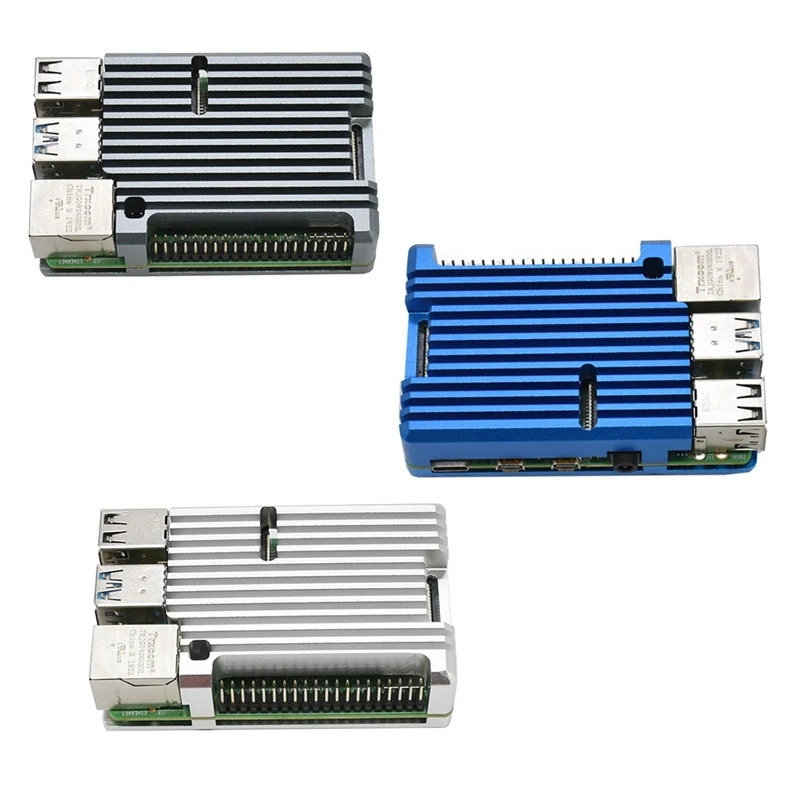 Для Raspberry Pi 4 Модель B 2GB ram Поддержка 2,4/5,0 GHz wifi Bluetooth 5,0 с алюминиевым ЧПУ сплав защитный чехол