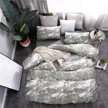 

Quilt Cover Pillow case printing comforter bedding set nordic style bed cover duvet cover set Queen King bed set Bedclothes