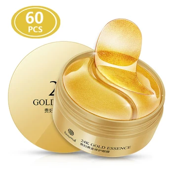 

Anti Aging Eye Patches 24K Gold Ageless Dark Circles Pads Drop Collagen Colageno Hidrolizad Eyes Mask Hydrogel Gel Patch 60PCS P