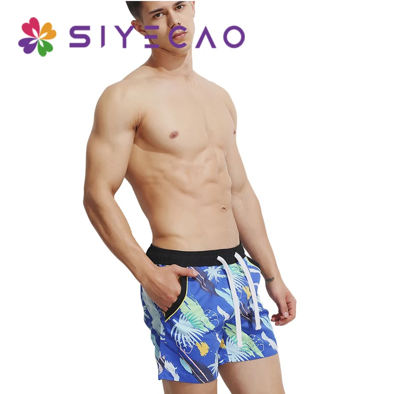 Mens Underwear Boxers Shorts Men Casual Sleep Underpants Printed Summer Comfortable Homewear Beach Shorts Boxer Lounge Male