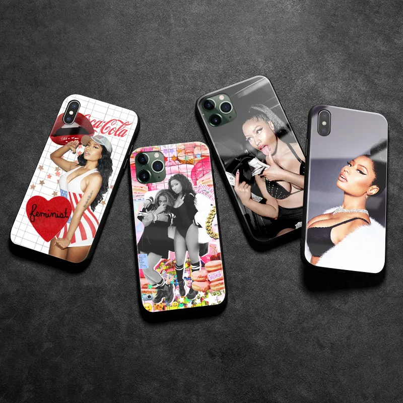 Nicki Minaj модный Рэппер Coque Мягкие силиконовые стеклянные чехлы для телефонов Чехол