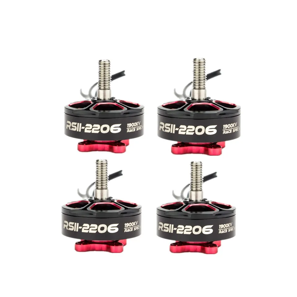EMAX RSII 2206 FPV Бесщеточный двигатель 1700KV 1900KV 2300KV 2700KV 5 дюймов Опора EZO подшипник для M5 Nylock гайка RC FPV гоночный Квадрокоптер