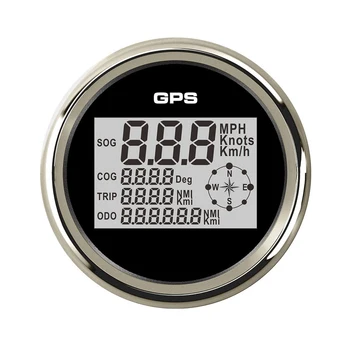 

Car Boat Digital Speedometer Odometer 0-999 knots km/h mph 12V/24V with Backlight For Marine Truck Motorcycle