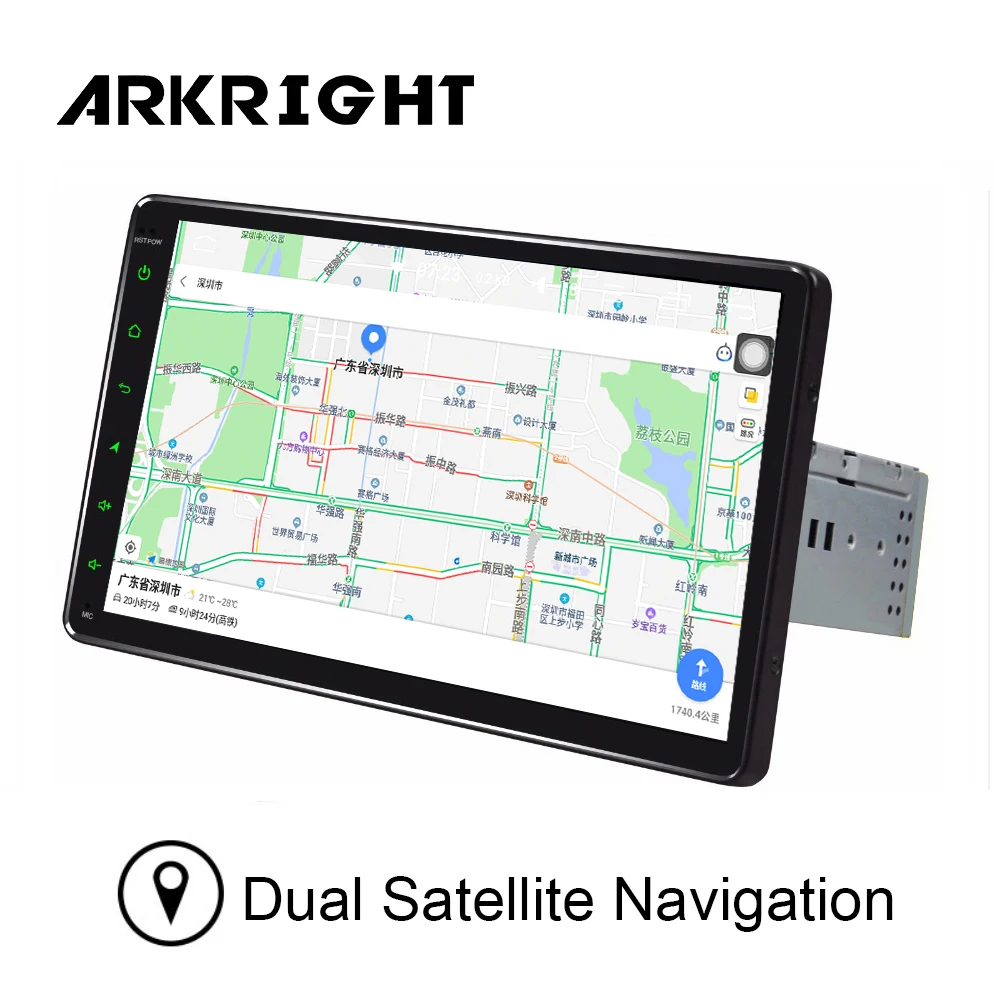 Автомобильный мультимедийный плеер ARKRIGHT 9 дюймов, 4 ГБ, 64 ГБ, 1 din, автомагнитола, Android 8,1, стерео, gps, Navi, видео выход, 4G, ips, Carplay