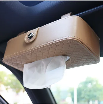

Tissue Box Holder For Car Tissue Box Car Leather Sun Visor Hanging Tissue Box Car Paper Towel Napkin Tissue Holder Paper Towel