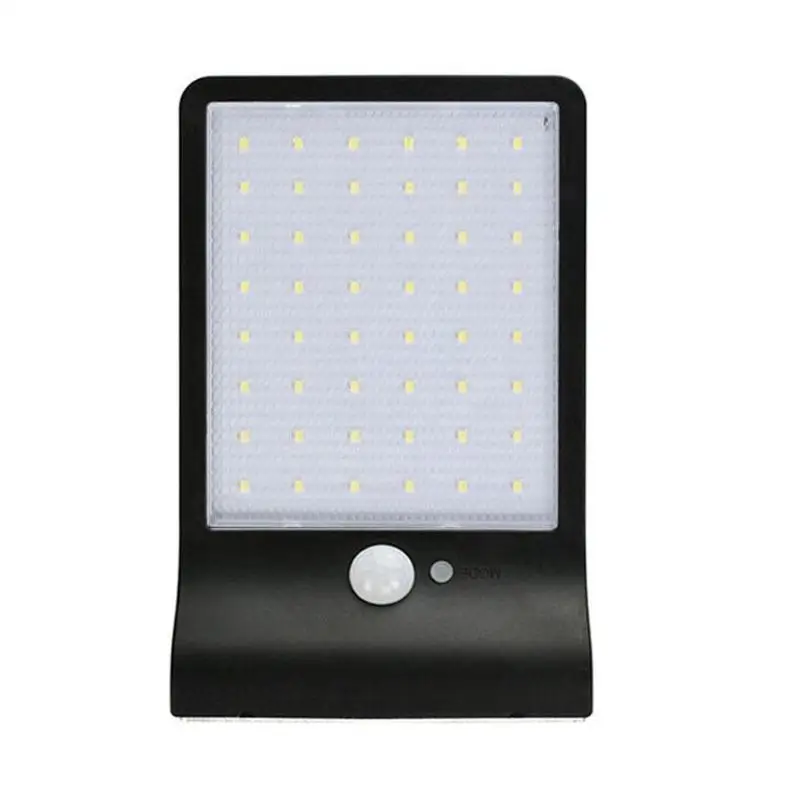 48LED Открытый Солнечный настенный светильник с полюсом IP65 водонепроницаемый датчик движения лампа