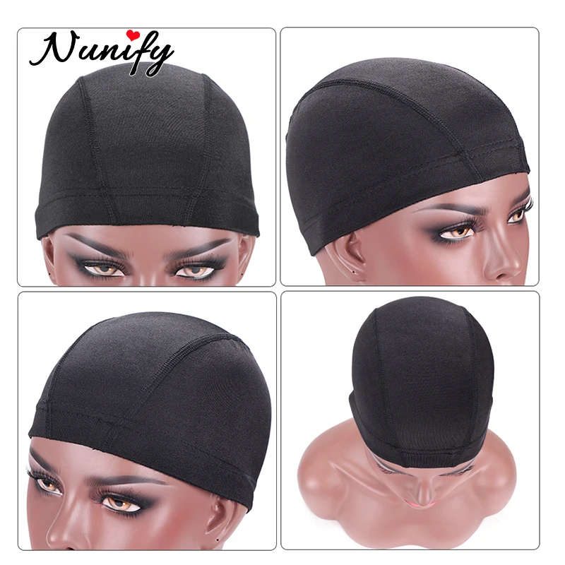 Nunify 15Pcs/Set Hair Net Wig Cap For Making Wigs Spandex Net Elastic Dome Cap Mesh Cap Spandex Dome Wig Caps For Making Wigs