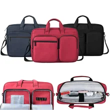 Сумка для ноутбука 13 14 15 15,6 дюймов нейлоновая подушка безопасности Сумка водонепроницаемая сумка для компьютера сумки для Macbook Dell acer