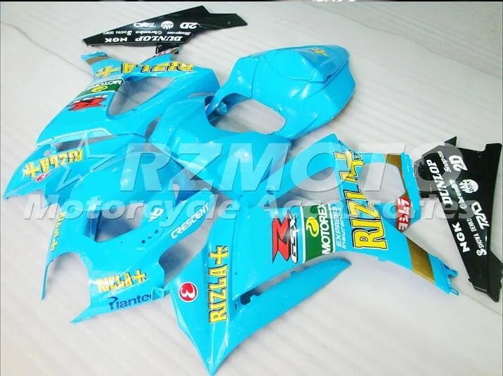 ACE наборы для Suzuki GSXR1000 K7 2007 2008 впрыскивание, АБС-пластик мотоцикл обтекатель GSXR1000 K7 07 08 синий R23