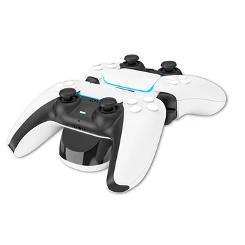 

Dual Charger Dock Stand Base Holder Charging Station Power Supply for PS5 Wireless Controller Accessories