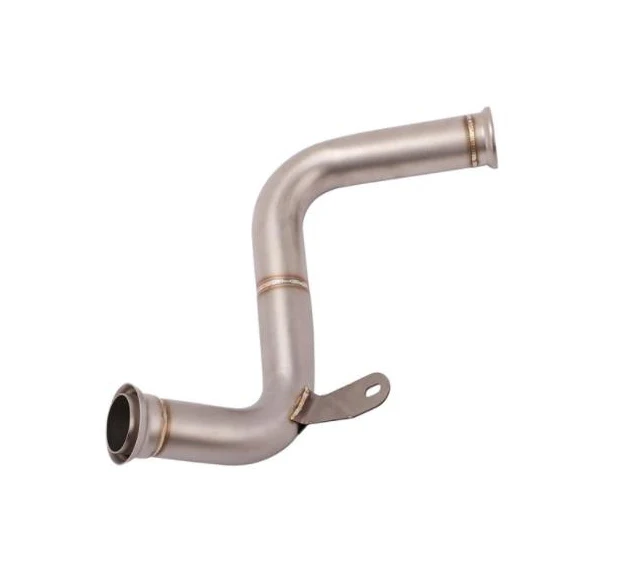 thumbnail image 2 of For Yamaha FZ6 FZ6-N 2004 2005 2006 2007 2008 2009 Qiilu Motorcycle Slip On Exhat Middle Pipe Connector 51mm Exhat Mid Pipe Link Pipe Tube Stainless Steel 2 of 9