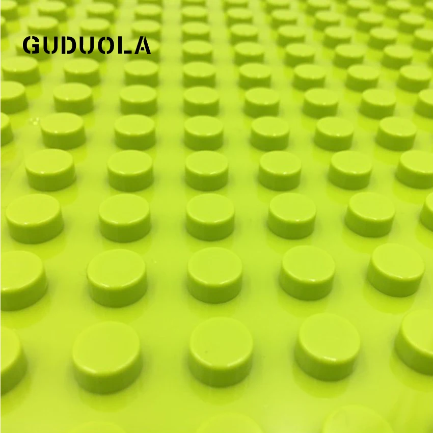 24X24Dots 38.4X38.4X0.96cm Big Bricks Base Plate in Blocks Large Building Block wall Duplo  Classic Baseplate Toy for Children
