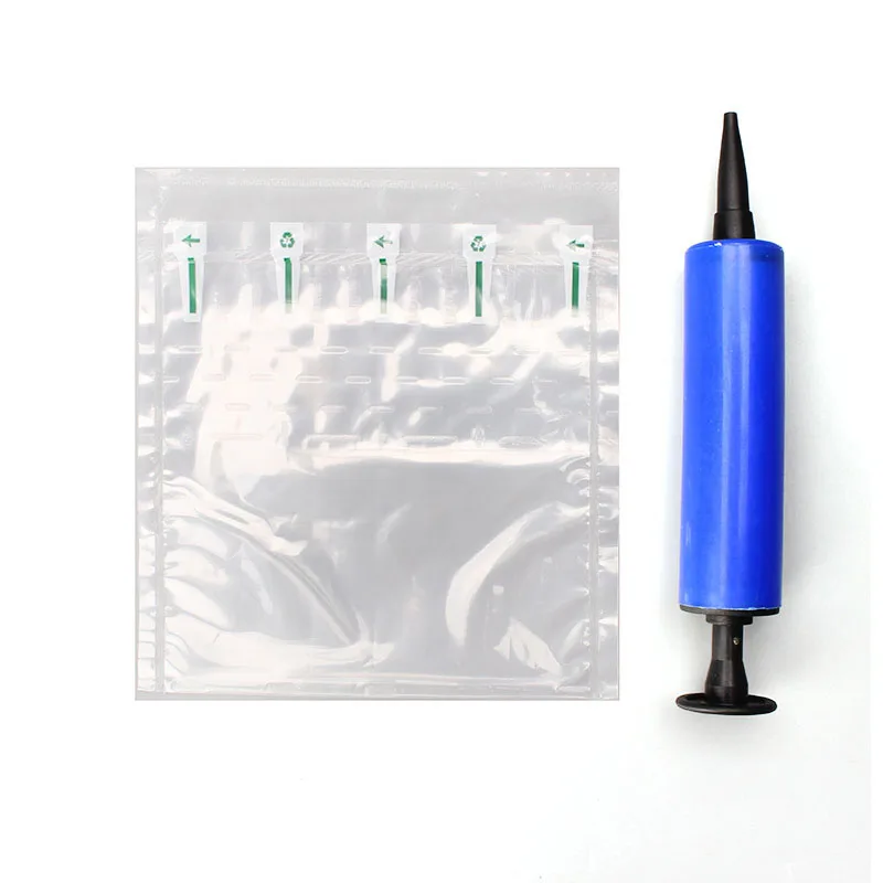 

Transparent Inflatable Plastic Packaging Bubble Wrap Bags More Intimate Protect Inflatable Air Cushion Buffer Package
