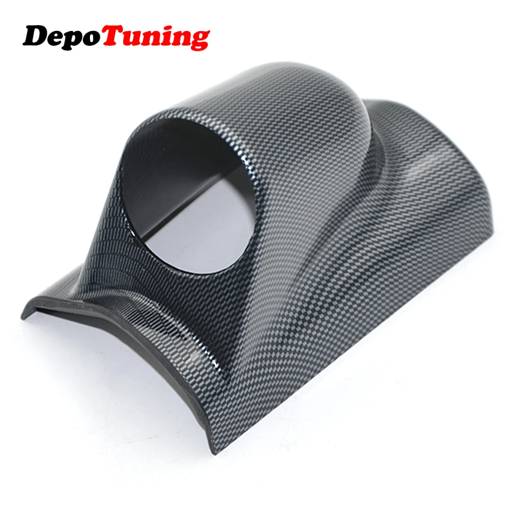DepoTuning Carbon 2 &quot52 мм Универсальный A-PILLAR с одним отверстием измерительный прибор