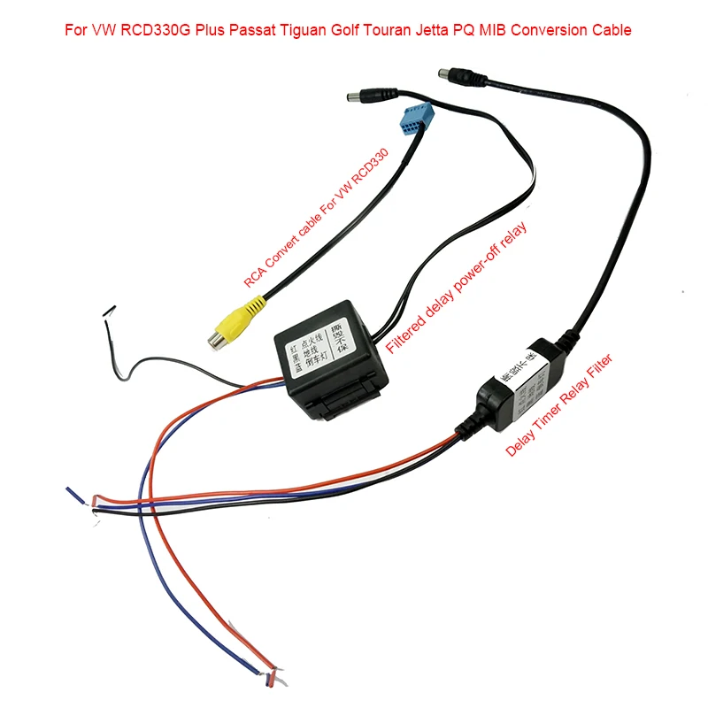 Камера заднего вида MIB RCD330 RCD330G радиоприемник RVC Кабельный адаптер для Volkswagen Golf Jetta