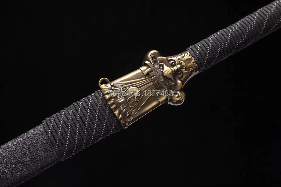 Для китайского кунг-фу Broadsword Sword WuShu Da Dao 60HRC высокий клинок из марганцевой стали Острый Открытый нож боевой меч